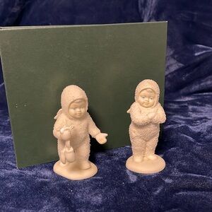 Vintage Snowbabies I Found Your Mittens Figurines